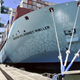 The largest class of container vessels